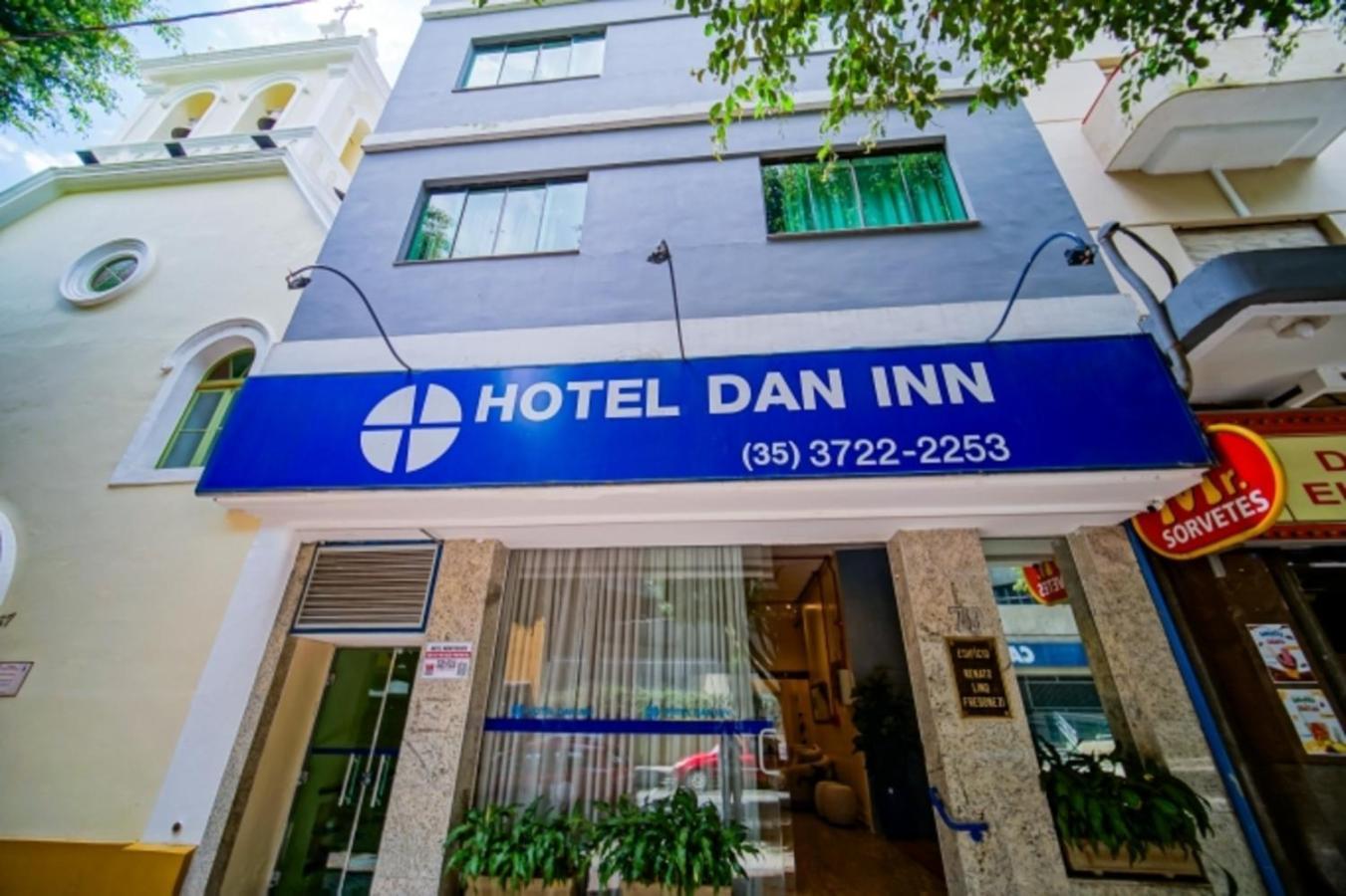 Hotel Dan Inn Pocos De Caldas - A Melhor Localizacao Do Centro By Nacional Inn 外观 照片
